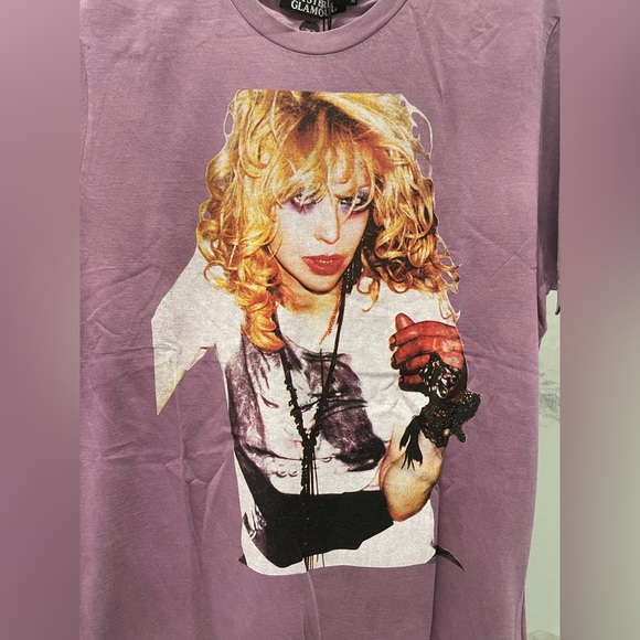 Ultra Rare Courtney Love & Hysteric Glamour From Japan Tee Shirt Limited-Medium - Picture 3 of 4